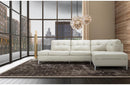 Kyle Sectional Sofa Silver Grey with Storage