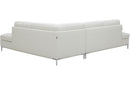 Kyle Sectional Sofa White with Storage