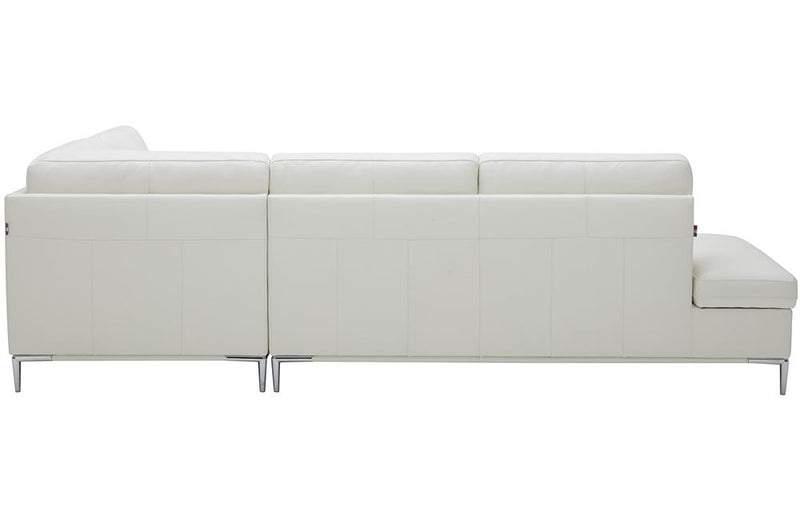 Kyle Sectional Sofa White with Storage
