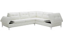 Kyle Sectional Sofa White with Storage