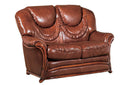 67 Full Leather Loveseat