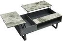 1388 Coffee Table w/ storage Grey