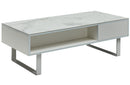 1388 Coffee Table w/ storage White