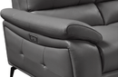 2934 Dark Grey Sofa Set with electric recliners