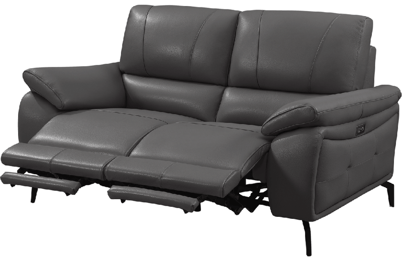2934 Dark Grey Loveseat with electric recliners