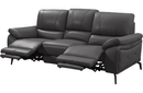 2934 Dark Grey Sofa Set with electric recliners