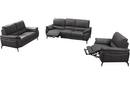 2934 Dark Grey Sofa Set with electric recliners