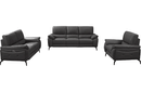 2934 Dark Grey Sofa Set with electric recliners
