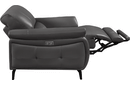 2934 Dark Grey Sofa Set with electric recliners