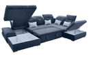 Opera Sectional Left Sofa with bed and storage