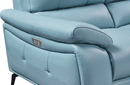 2934 Blue Sofa Set with electric recliners