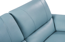 2934 Blue Sofa Set with electric recliners