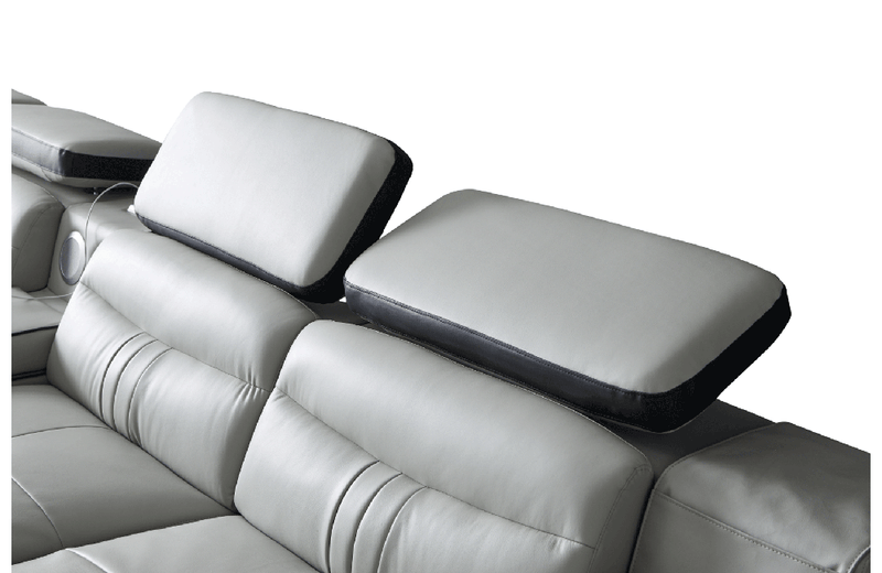 908 Sectional Sofa Light Grey