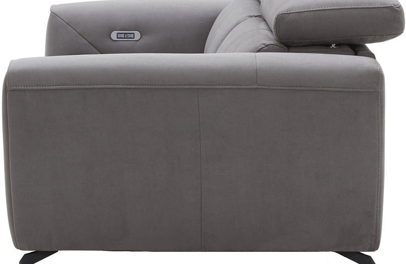 Scuzzo Fabric Motion Loveseat Gray