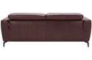 Scuzzo Fabric Motion Loveseat Merlot