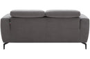 Scuzzo Gray Fabric Sofa Loveseat and Chair