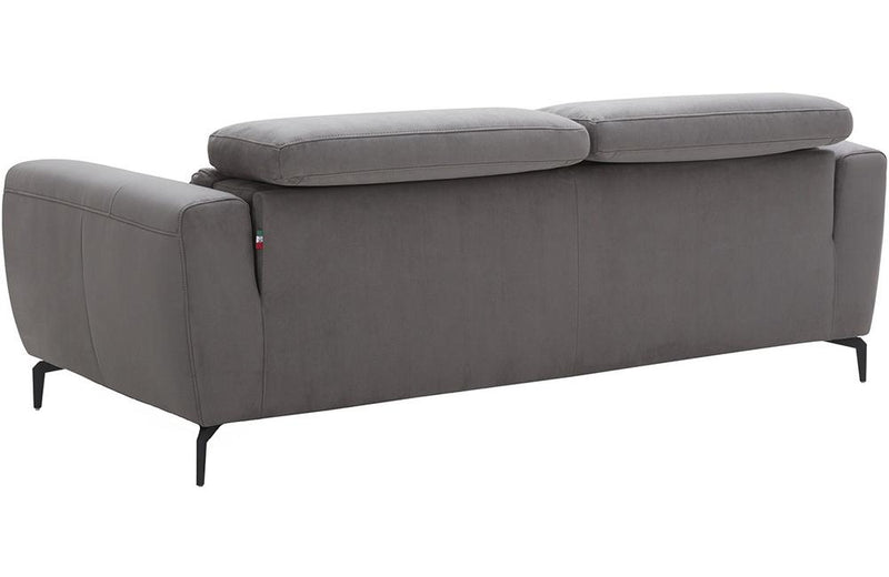 Scuzzo Gray Fabric Sofa Loveseat and Chair