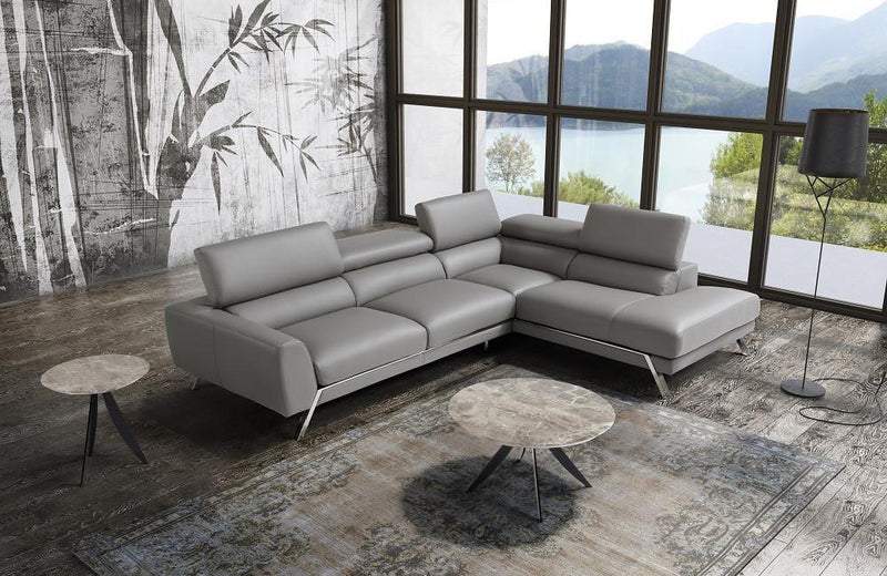Alcott Grey Sectional Sofa