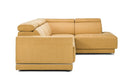 Marburg Yellow Sectional with sofa bed and storage