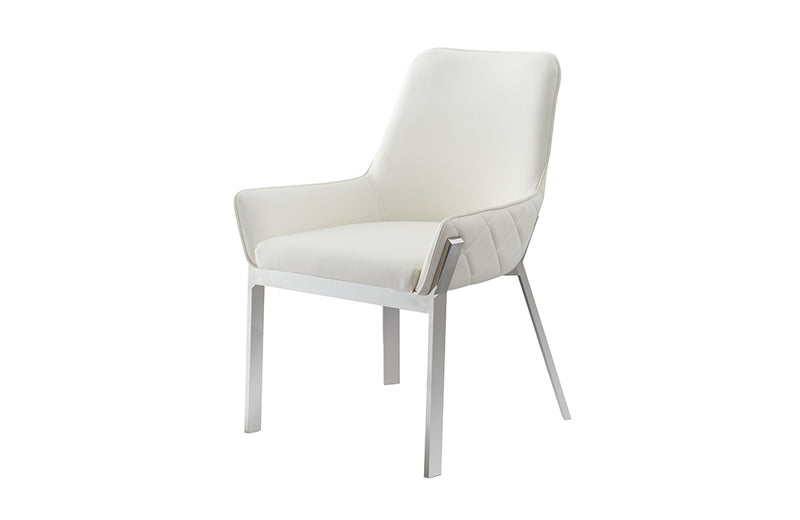 Miami Dining Chair White (Set of 2)