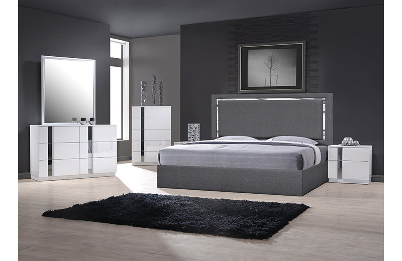 Monet Bed Charcoal