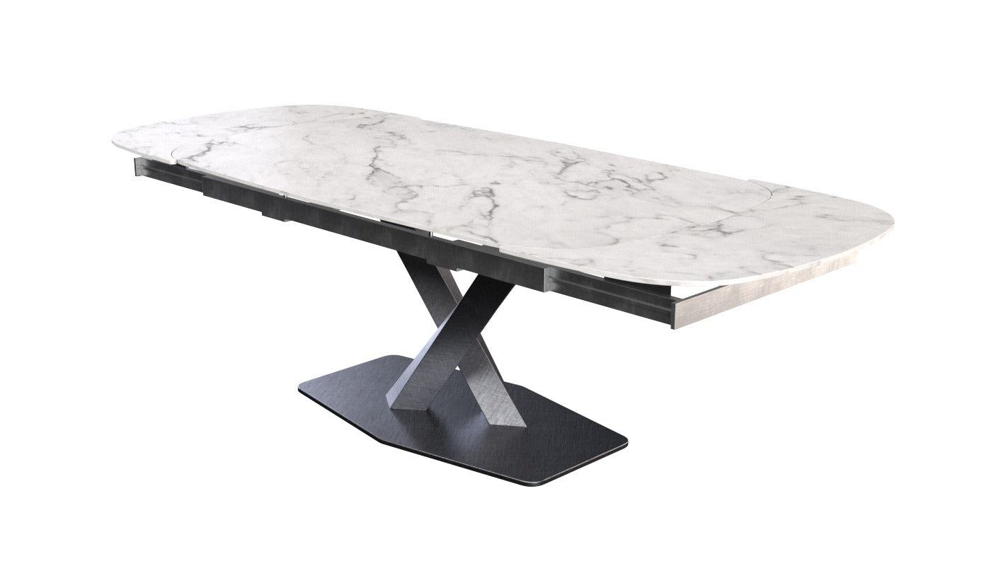 Fondi Ceramic Table with two extensions