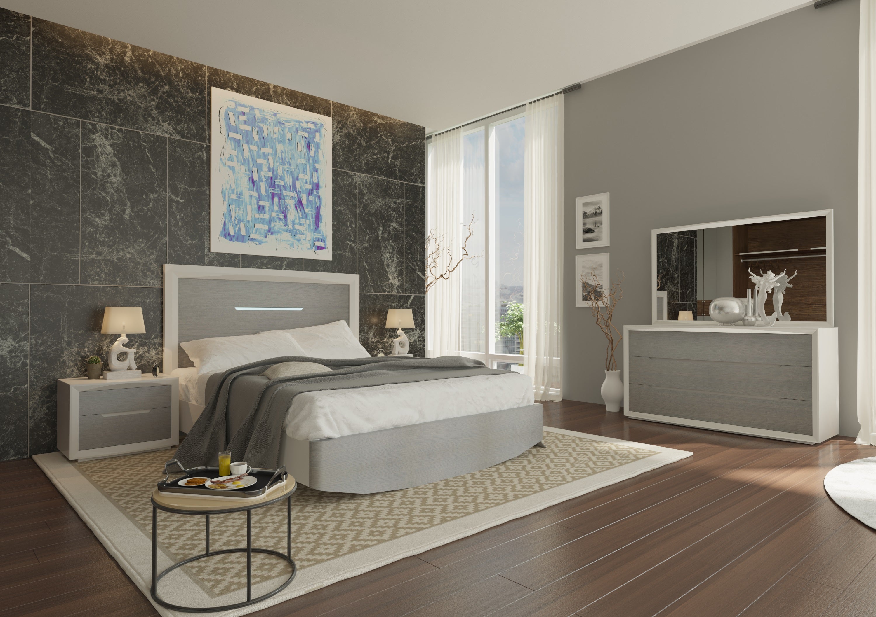 Paula Grey  Modern Bedroom
