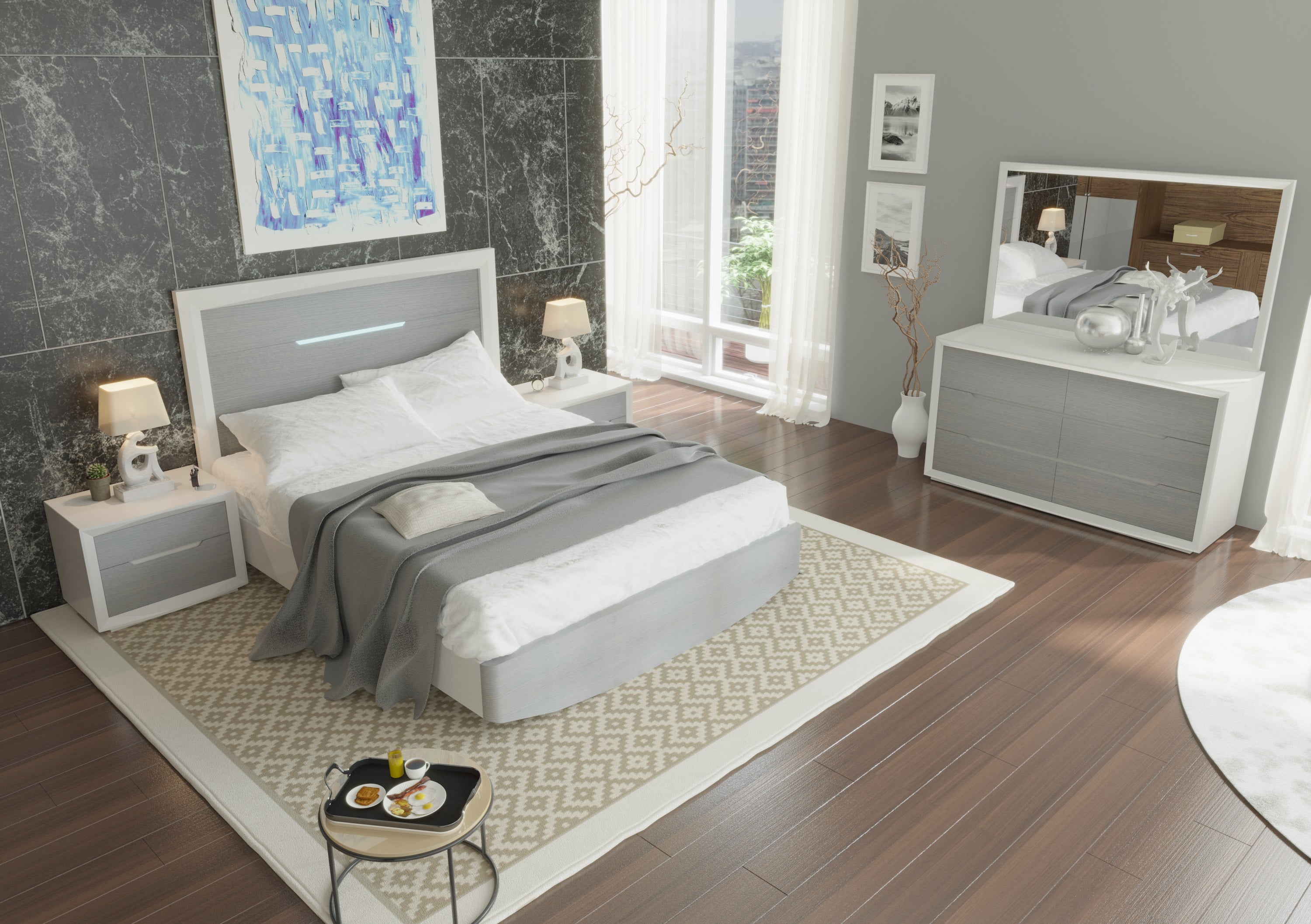 Paula Grey  Modern Bedroom
