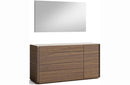 Ellis Walnut with Light Grey Dresser