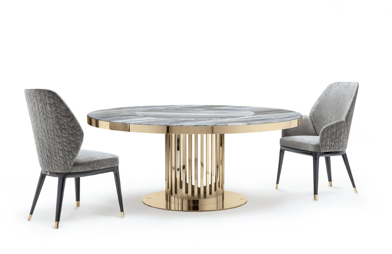 Charisma Round table with MARBLE top