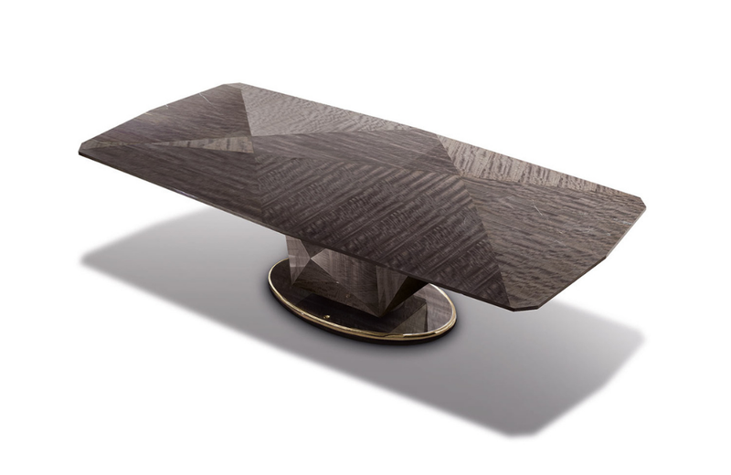 Infinity Rectangular table with Wooden base