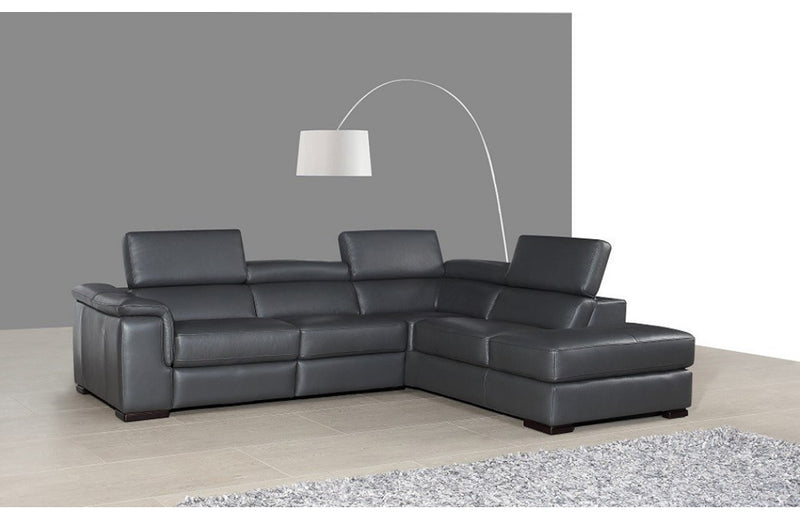 Agata Premium Leather Sectional Sofa