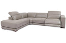 Austin Taupe  4 PC Leather Sectional Sofa