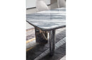 Charisma Rectangular table with MARBLE top