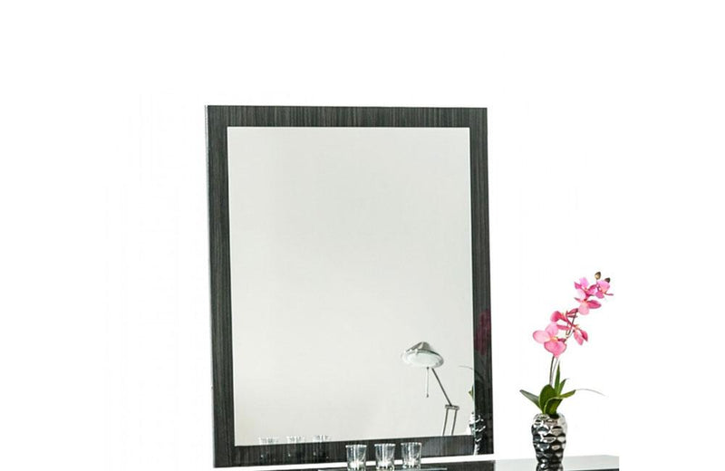 Ari Italian Modern Gray Mirror