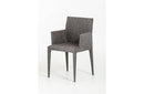 Medford Modern Gray Fabric Dining Chair