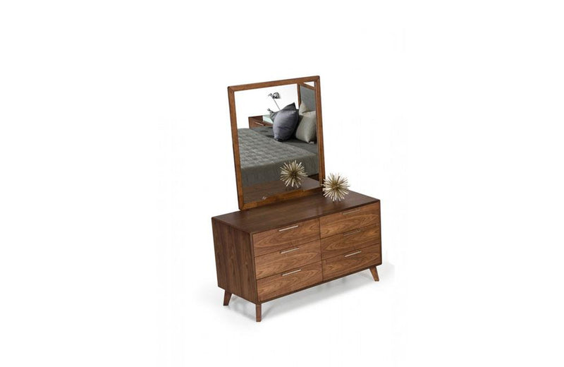 Soria Modern Walnut Dresser