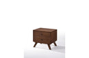 Addison Mid-Century Modern Walnut Nightstand