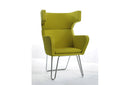 Anser Modern Fabric Lounge Chair Green