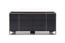 Cartier Modern Black & Brushed Bronze Dresser
