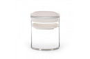 Modrest Allie Contemporary White Leatherette Dining Chair