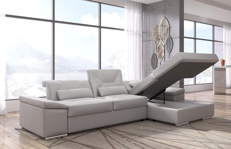 Alpine-X Functional Sectional in Silver Gray