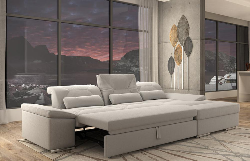 Alpine-X Functional Sectional in Silver Gray