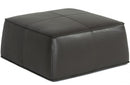 Divani Casa April Modern Leather Square Ottoman