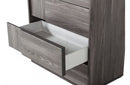 Nova Domus Asus Italian Modern Elm Grey Chest