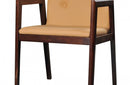 Modrest Avrum Modern Camel Eco-Leather Dining Chair (Set of 2)