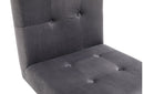 Modrest Legend Modern Grey Fabric & Stainless Steel Dining Chair (Set of 2)