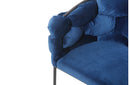 Modrest Debra Modern Blue Fabric Dining Chair