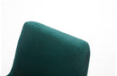 Modrest Robin Modern Green Velvet & Gold Dining Chair