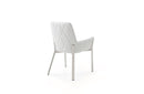 Modrest Robin Modern White Bonded Leather Dining Chair